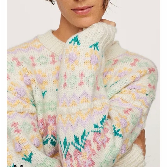 Mango Multicolor Patterned Sweater - Picture 2 of 4